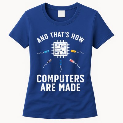 Funny Computer Engineer Design For Chip Resistor Womens T-Shirt