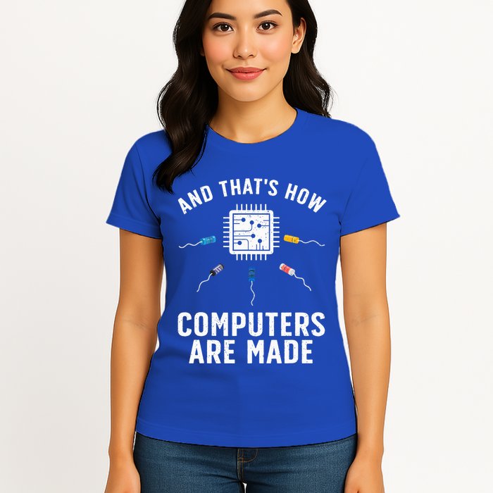 Funny Computer Engineer Design For Chip Resistor Womens T-Shirt