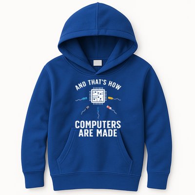 Funny Computer Engineer Design For Chip Resistor Kids Hoodie