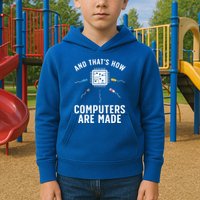 Funny Computer Engineer Design For Chip Resistor Kids Hoodie