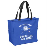 Funny Computer Engineer Design For Chip Resistor Zip Tote Bag