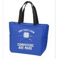 Funny Computer Engineer Design For Chip Resistor Zip Tote Bag