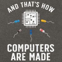 Funny Computer Engineer Design For Chip Resistor Cotton Canvas Backpack