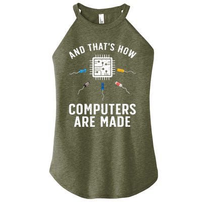 Funny Computer Engineer Design For Chip Resistor Women’s Perfect Tri Rocker Tank