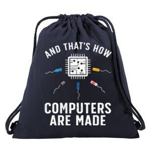 Funny Computer Engineer Design For Chip Resistor Drawstring Bag