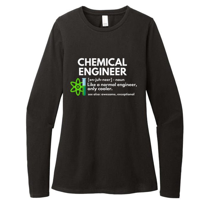 Funny Chemical Engineer Definition Engineering Womens CVC Long Sleeve Shirt