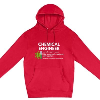 Funny Chemical Engineer Definition Engineering Premium Pullover Hoodie