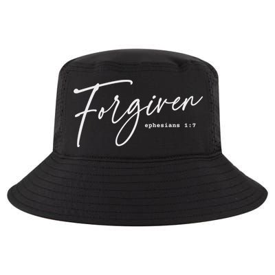 Forgiven Christian  Ephesians Scripture Based Cool Comfort Performance Bucket Hat