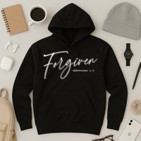 Forgiven Christian  Ephesians Scripture Based Hoodie