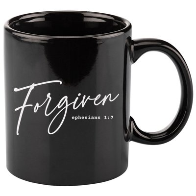 Forgiven Christian  Ephesians Scripture Based 11oz C Handle Ceramic Mug