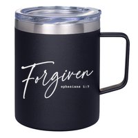 Forgiven Christian  Ephesians Scripture Based 12oz Stainless Steel Coffee Mug