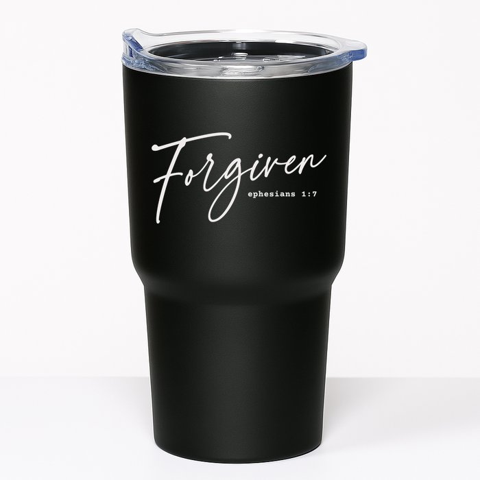 Forgiven Christian  Ephesians Scripture Based Tumbler