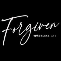Forgiven Christian  Ephesians Scripture Based Baby Bodysuit