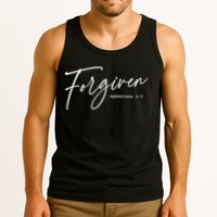 Forgiven Christian  Ephesians Scripture Based Tank Top