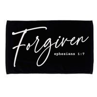 Forgiven Christian  Ephesians Scripture Based Microfiber Hand Towel