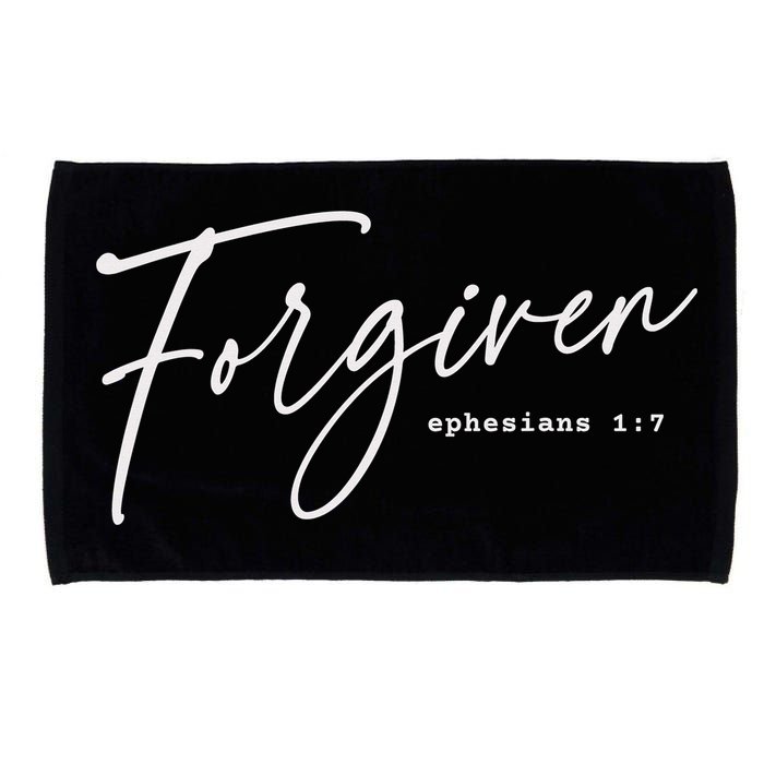Forgiven Christian  Ephesians Scripture Based Microfiber Hand Towel