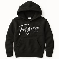 Forgiven Christian  Ephesians Scripture Based Kids Hoodie