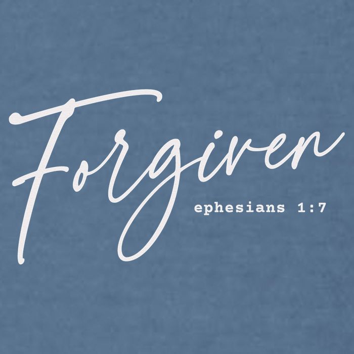 Forgiven Christian  Ephesians Scripture Based Garment-Dyed Sweatshirt