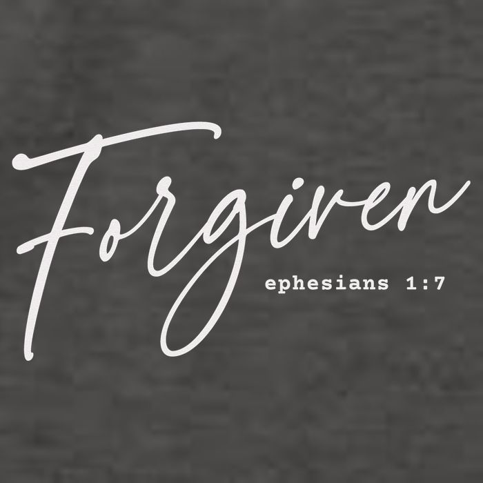 Forgiven Christian  Ephesians Scripture Based Vector Backpack