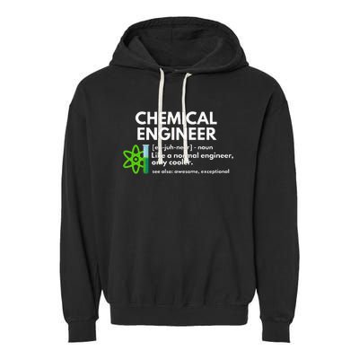 Funny Chemical Engineer Definition Engineering Garment-Dyed Fleece Hoodie