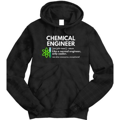 Funny Chemical Engineer Definition Engineering Tie Dye Hoodie