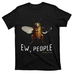 Funny Cicada Ew People Cicada Geddon Survivor 2024 T-Shirt