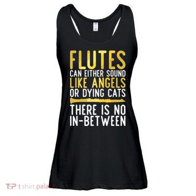 Flutes Can Either Sound Like Angels Or Dying Cats Fun Flute Ladies Essential Flowy Tank