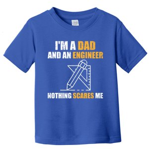 Funny Civil Engineering Fathers Day Dad Mechanical Engineer Gift Toddler T-Shirt