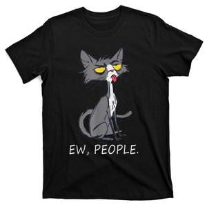 Funny Cat Ew People Meowy Cat Lovers T-Shirt