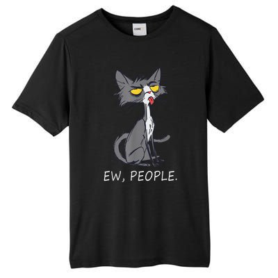 Funny Cat Ew People Meowy Cat Lovers Tall Fusion ChromaSoft Performance T-Shirt