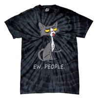 Funny Cat Ew People Meowy Cat Lovers Tie-Dye T-Shirt