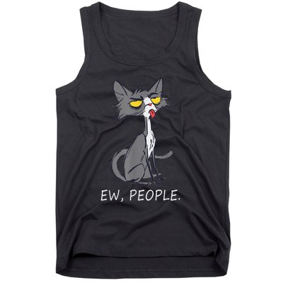 Funny Cat Ew People Meowy Cat Lovers Tank Top