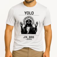 Funny Christian Easter Jesus Yolo Jk Brb Cooling Performance Crew T-Shirt