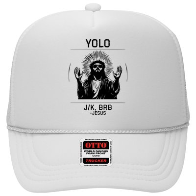 Funny Christian Easter Jesus Yolo Jk Brb Hat