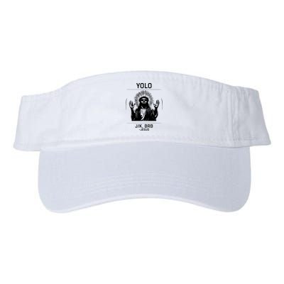 Funny Christian Easter Jesus Yolo Jk Brb Visor