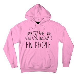 Funny Cat Ew People Cat Design, Cool Cat Tee Hoodie