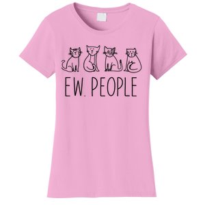 Funny Cat Ew People Cat Design, Cool Cat Tee Women's T-Shirt