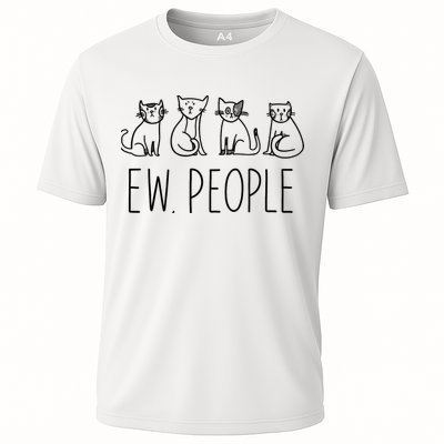 Funny Cat Ew People Cat Design, Cool Cat Tee Performance Shirt