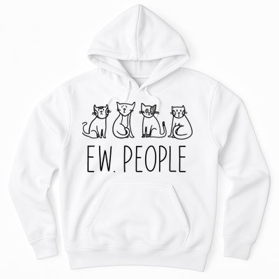 Funny Cat Ew People Cat Design, Cool Cat Tee Hoodie