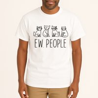 Funny Cat Ew People Cat Design, Cool Cat Tee Tall T-Shirt