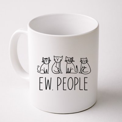 Funny Cat Ew People Cat Design, Cool Cat Tee Mug