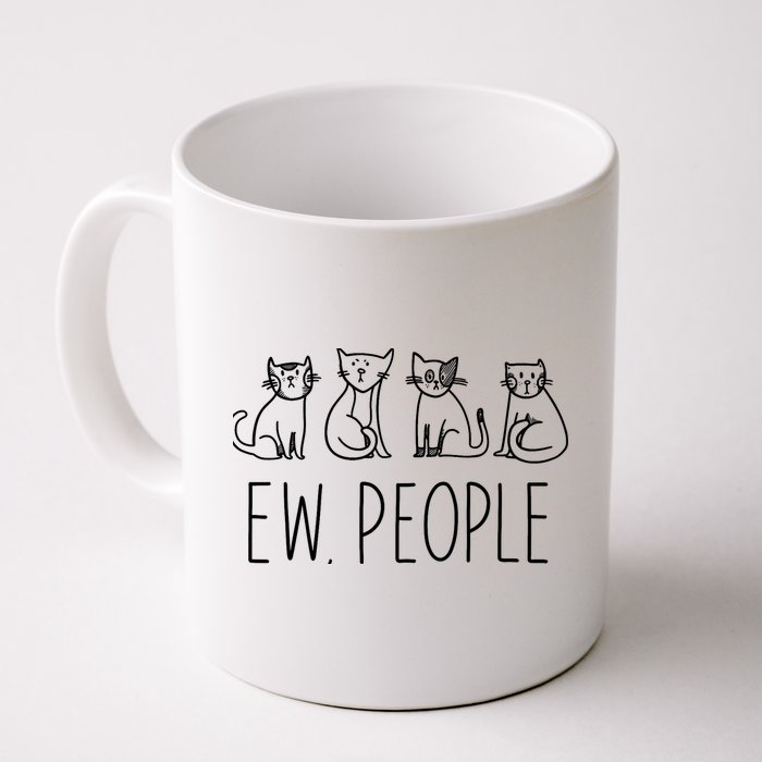 Funny Cat Ew People Cat Design, Cool Cat Tee Mug