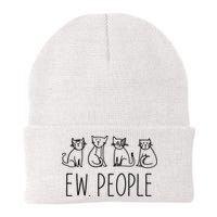 Funny Cat Ew People Cat Design, Cool Cat Tee Beanie