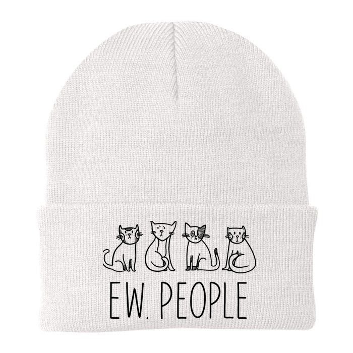 Funny Cat Ew People Cat Design, Cool Cat Tee Beanie