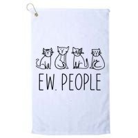 Funny Cat Ew People Cat Design, Cool Cat Tee Golf Towel