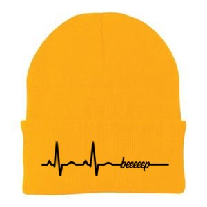 Funny Cool Ecg Ekg Cpr First Aid Medicine Gift Knit Cap Winter Beanie