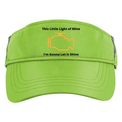 Funny Check Engine Light Car Adult Drive Performance Visor