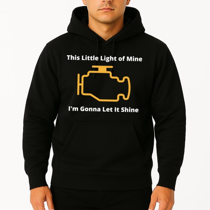 Funny Check Engine Light Car Hoodie