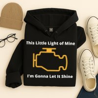 Funny Check Engine Light Car Hoodie
