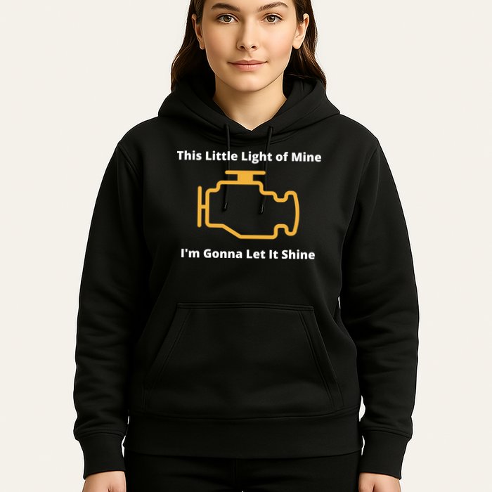 Funny Check Engine Light Car Hoodie